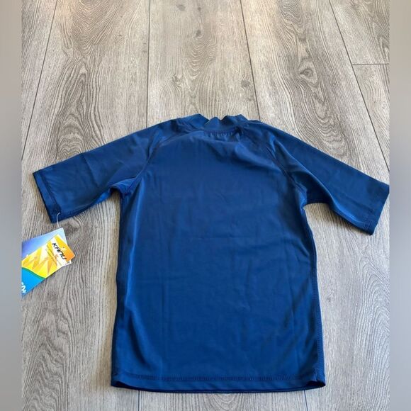 Kanu Kids Swim Rash Guard - Blue - Picture 2 of 3